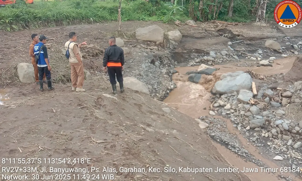 Perkembangan Situasi dan Penanganan Bencana Tanggal 2 Juli 2025